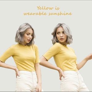 Yellow mustard Pastel shirt